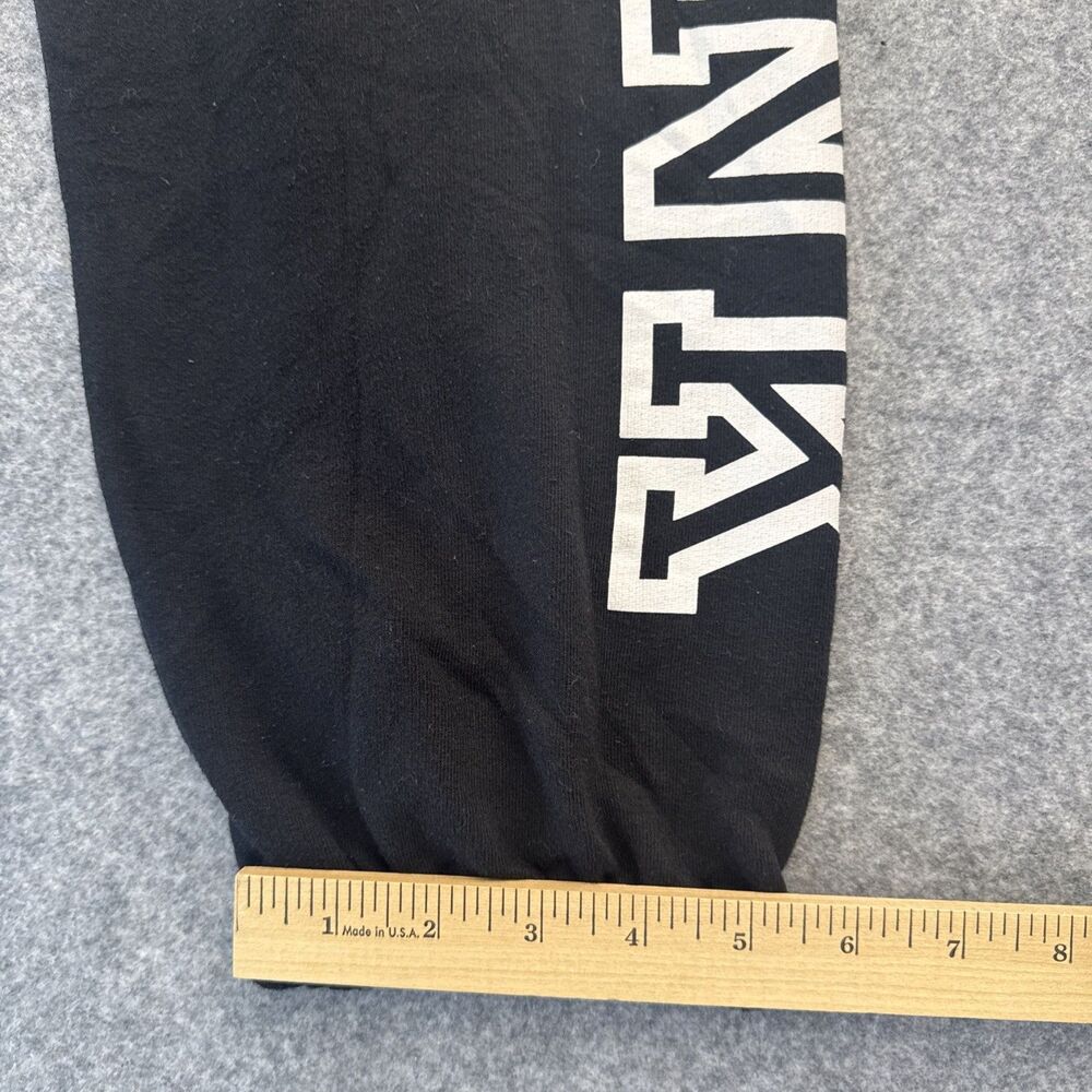 PINK Victoria's Secret Women's Gray Logo Jogger Pants L Cotton Blend - Picture 10 of 12
